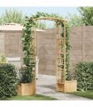vidaXL Garden Arch Natural 177 x 40 x 205 cm Bamboo — Model: Garden arch with