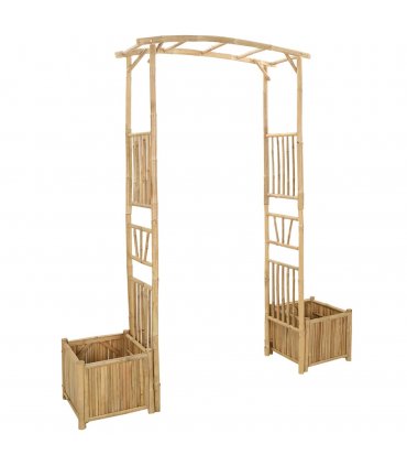 vidaXL Garden Arch Natural 177 x 40 x 205 cm Bamboo — Model: Garden arch with