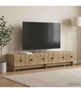 vidaXL TV Cabinet Artisan Oak 147 x 34.5 x 30 cm Engineered Wood — V0672138946