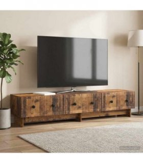 vidaXL TV Cabinet Old Wood 147 x 34.5 x 30 cm Engineered Wood — V0672138947