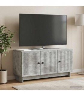 vidaXL TV Cabinet Concrete Grey 99 x 34.5 x 50 cm Engineered Wood — V0672138951
