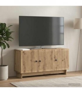 vidaXL TV Cabinet Artisan Oak 99 x 34.5 x 50 cm Engineered Wood — V0672138954