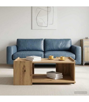 vidaXL Coffee Table Artisan Oak 90 x 50 x 33 cm Engineered Wood