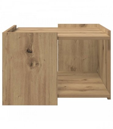 vidaXL Coffee Table Artisan Oak 50.5 x 50 x 33 cm Engineered Wood