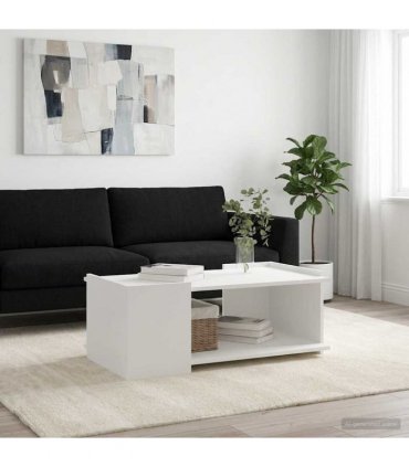 vidaXL Coffee Table White 90 x 50 x 33 cm Engineered Wood