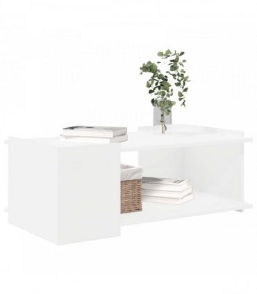 vidaXL Coffee Table White 90 x 50 x 33 cm Engineered Wood