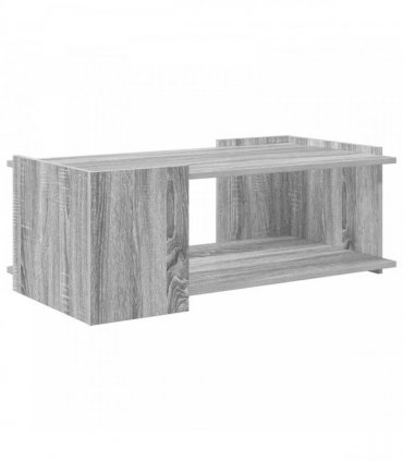 vidaXL Coffee Table Grey Sonoma 90 x 50 x 33 cm Engineered Wood