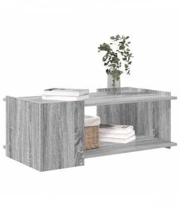 vidaXL Coffee Table Grey Sonoma 90 x 50 x 33 cm Engineered Wood