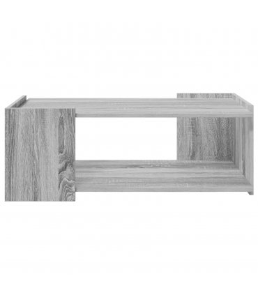vidaXL Coffee Table Grey Sonoma 90 x 50 x 33 cm Engineered Wood