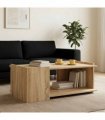 vidaXL Coffee Table Sonoma Oak 90 x 50 x 33 cm Engineered Wood