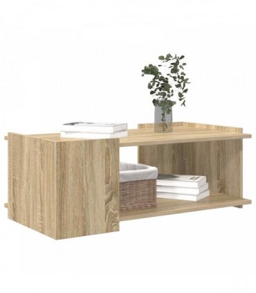 vidaXL Coffee Table Sonoma Oak 90 x 50 x 33 cm Engineered Wood