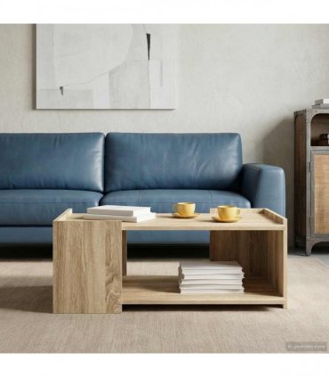 vidaXL Coffee Table Sonoma Oak 90 x 50 x 33 cm Engineered Wood
