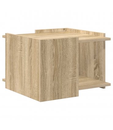 vidaXL Coffee Table Sonoma Oak 50.5 x 50 x 33 cm Engineered Wood