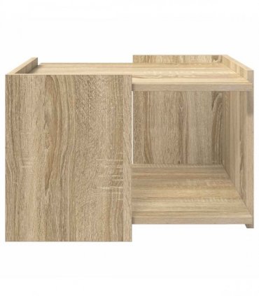 vidaXL Coffee Table Sonoma Oak 50.5 x 50 x 33 cm Engineered Wood