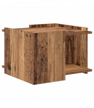 vidaXL Coffee Table Old Wood 50.5 x 50 x 33 cm Engineered Wood