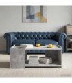 vidaXL Coffee Table Concrete Grey 90 x 50 x 33 cm Engineered Wood
