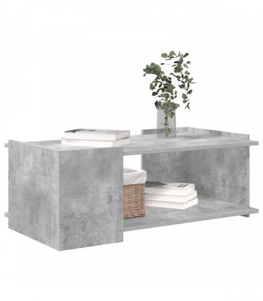vidaXL Coffee Table Concrete Grey 90 x 50 x 33 cm Engineered Wood