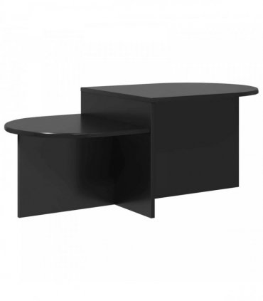 vidaXL Coffee Table Black Oak 100 x 50 x 40 cm Engineered Wood — V0672138996