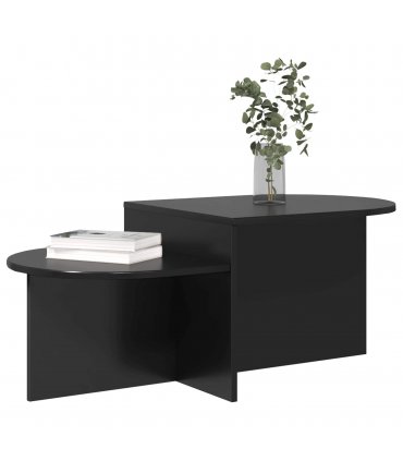 vidaXL Coffee Table Black Oak 100 x 50 x 40 cm Engineered Wood — V0672138996