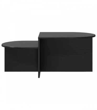 vidaXL Coffee Table Black Oak 100 x 50 x 40 cm Engineered Wood — V0672138996