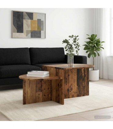 vidaXL Coffee Table Old Wood 100 x 50 x 40 cm Engineered Wood