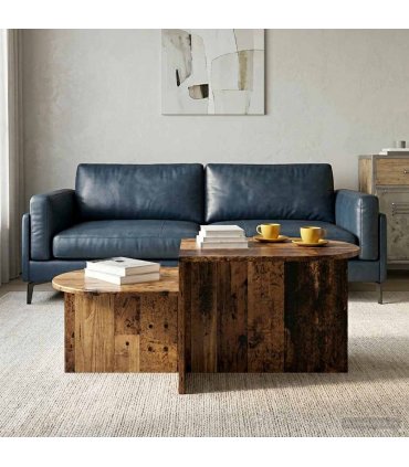 vidaXL Coffee Table Old Wood 100 x 50 x 40 cm Engineered Wood