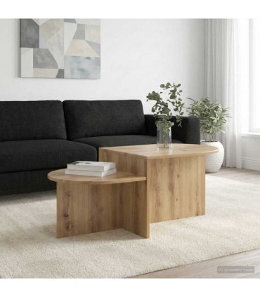 vidaXL Coffee Table Artisan Oak 100 x 50 x 40 cm Engineered Wood