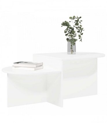vidaXL Coffee Table White 100 x 50 x 40 cm Engineered Wood