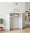 vidaXL Console Table with Storage High Gloss White 100 x 39.5 x 75 cm