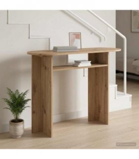 vidaXL Console Table Artisan Oak 100 x 39.5 x 75 cm Engineered Wood
