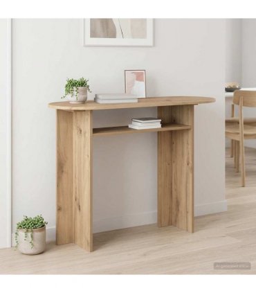 vidaXL Console Table Artisan Oak 100 x 39.5 x 75 cm Engineered Wood