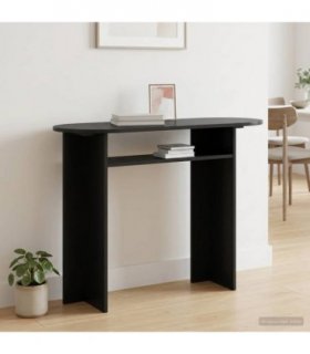 vidaXL Console Table Black Oak 100 x 39.5 x 75 cm Engineered Wood