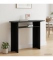 vidaXL Console Table Black Oak 100 x 39.5 x 75 cm Engineered Wood