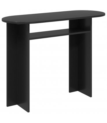 vidaXL Console Table Black Oak 100 x 39.5 x 75 cm Engineered Wood