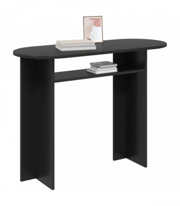 vidaXL Console Table Black Oak 100 x 39.5 x 75 cm Engineered Wood