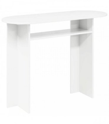 vidaXL Console Table White 100 x 39.5 x 75 cm Engineered Wood