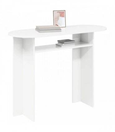 vidaXL Console Table White 100 x 39.5 x 75 cm Engineered Wood