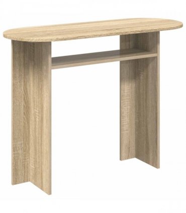 vidaXL Console Table Sonoma Oak 100 x 39.5 x 75 cm Engineered Wood