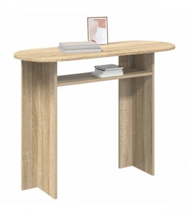 vidaXL Console Table Sonoma Oak 100 x 39.5 x 75 cm Engineered Wood