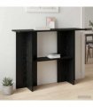 vidaXL Console Table Black Oak 100 x 30 x 75 cm Engineered Wood