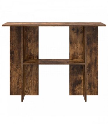 vidaXL Console Table Smoked Oak 100 x 30 x 75 cm Engineered Wood — V0672139027