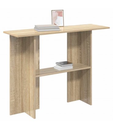 vidaXL Console Table Sonoma Oak 100 x 30 x 75 cm Engineered Wood