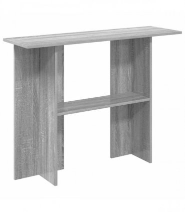 vidaXL Console Table Grey Sonoma 100 x 30 x 75 cm Engineered Wood