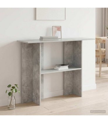 vidaXL Console Table Concrete Grey 100 x 30 x 75 cm Engineered Wood