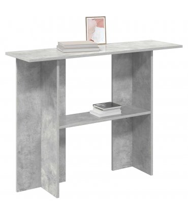 vidaXL Console Table Concrete Grey 100 x 30 x 75 cm Engineered Wood