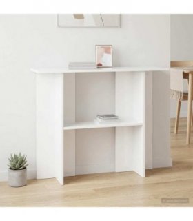 vidaXL Console Table White 100 x 30 x 75 cm Engineered Wood