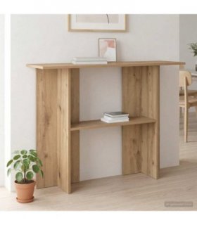 vidaXL Console Table Artisan Oak 100 x 30 x 75 cm Engineered Wood