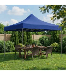 vidaXL Party Tent Folding Blue 291 x 291 x 315 cm Oxford Fabric — Model: without sidewall