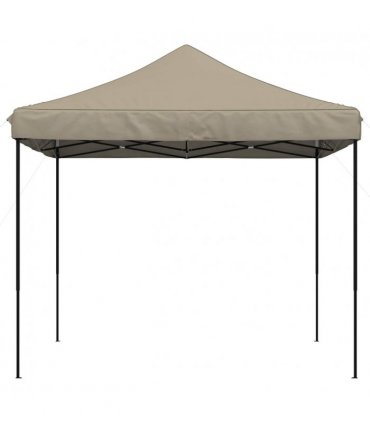 vidaXL Party Tent Folding Taupe 292 x 292 x 315 cm Oxford Fabric — Model: without sidewall
