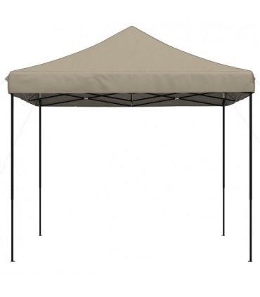 vidaXL Party Tent Folding Taupe 292 x 292 x 315 cm Oxford Fabric — Model: without sidewall
